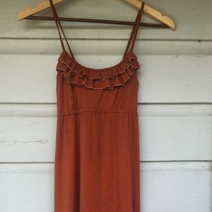 Burnt Orange Sun Dress